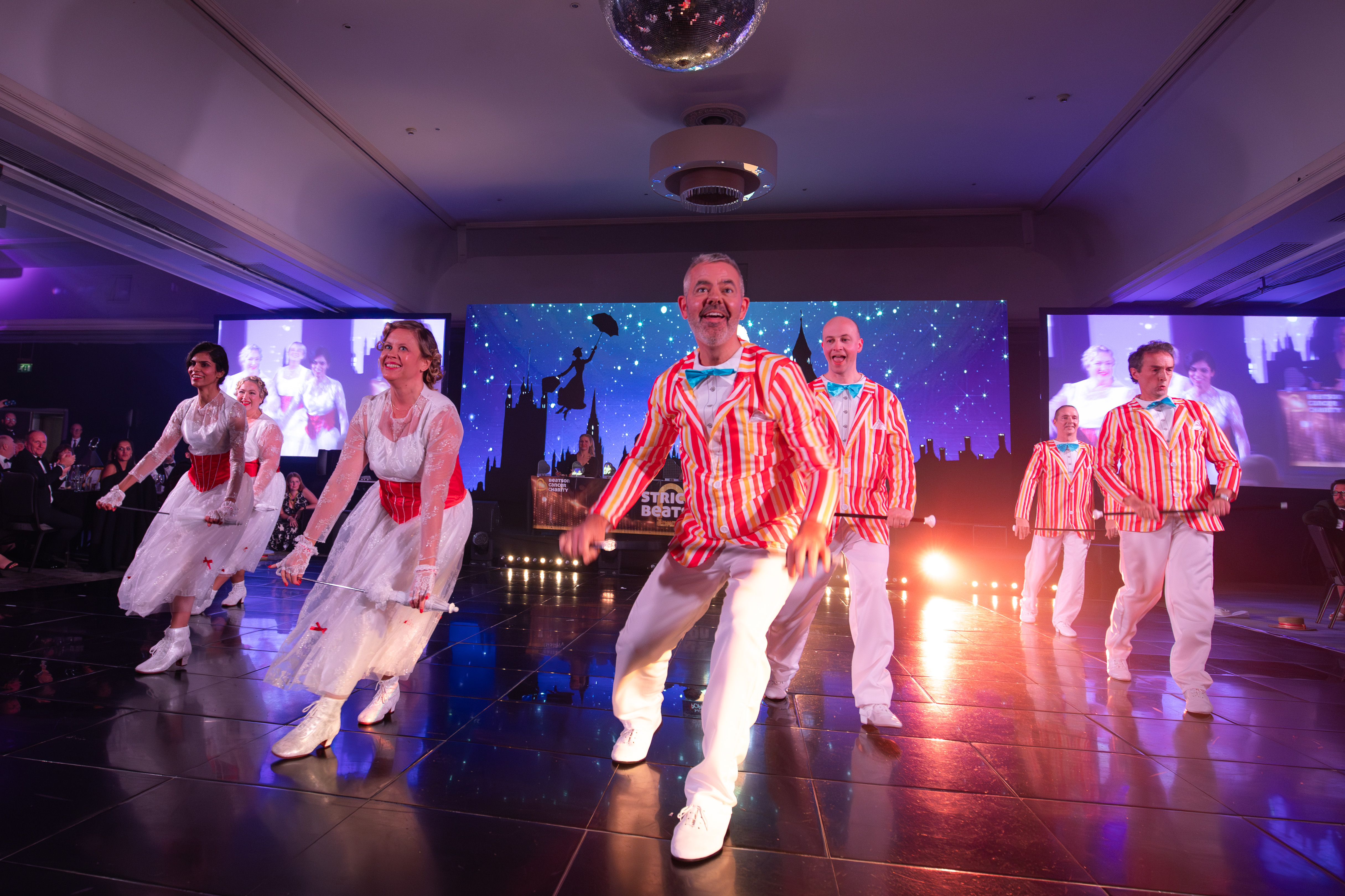 Team Beatson Dancing to Mary Poppins