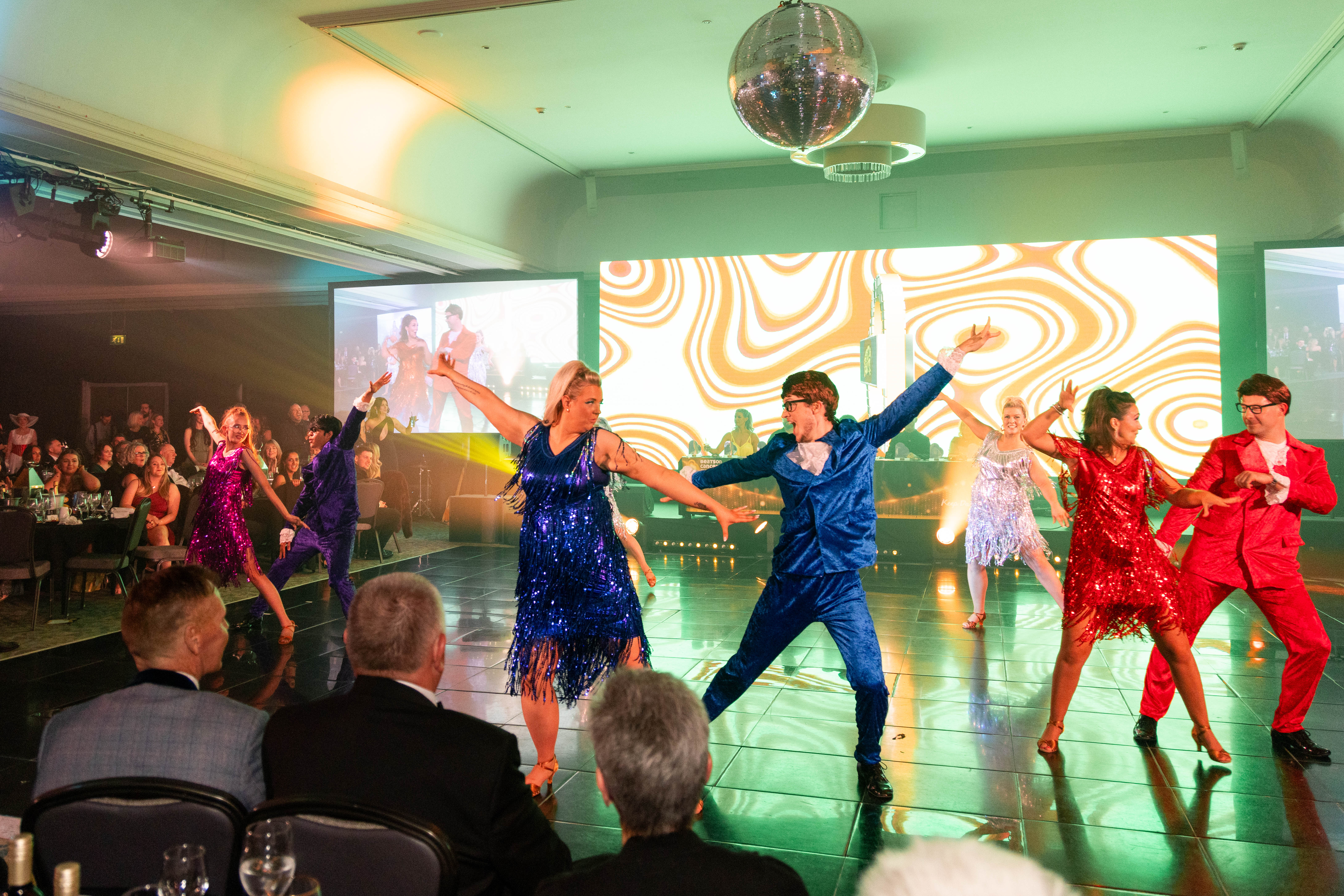 Team Savills Dancing to Austin Powers