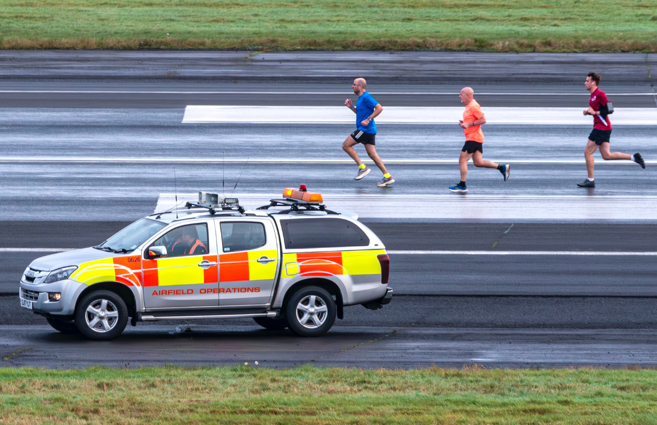 Runners on the Runway